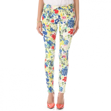 Floral Skinny Jeans