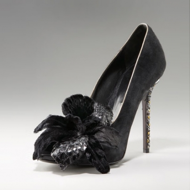 Flower Peep Toe Pump