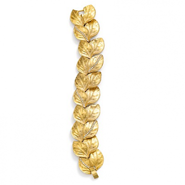 Gold Leaf Bracelet