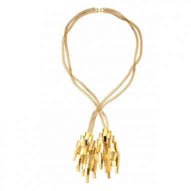Mayan Gold—Plated Necklace