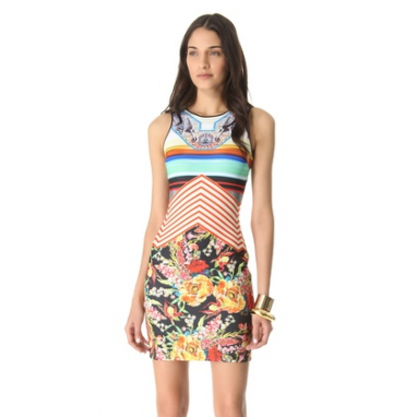 Graphic Pencil Dress