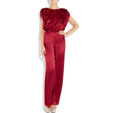 Silk Charmeuse Jumpsuit