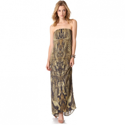 Patterned Column Gown | LadyLUX - Online Luxury Lifestyle, Technology and Fashion Magazine