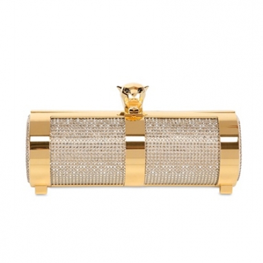 Gold Panther Clutch