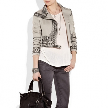 Studded Cotton Jacket