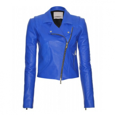 Blue Biker Jacket