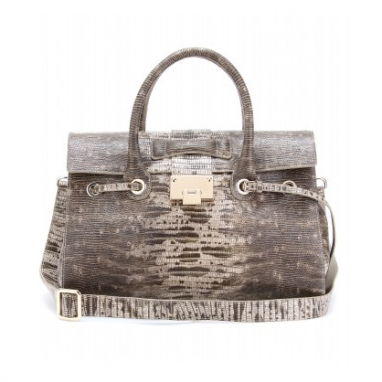 Snake Embossed Tote
