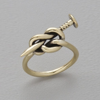 Knotted Nail Ring | LadyLUX - Online Luxury Lifestyle, Technology and Fashion Magazine