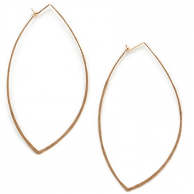 Rose Gold Leaf Earrings