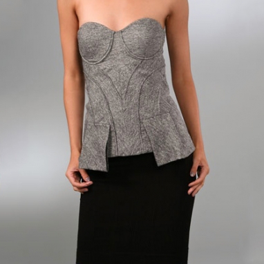 L.A.M.B. Tweed Bustier