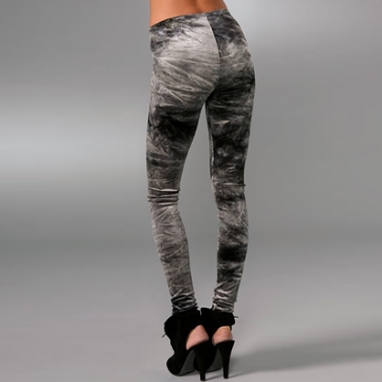 Tie Dye Velvet Leggings