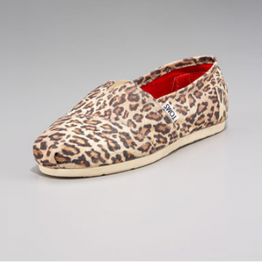 Leopard-Print Slip Ons