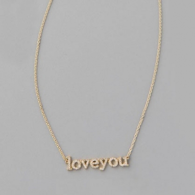 Diamond Pave Love You