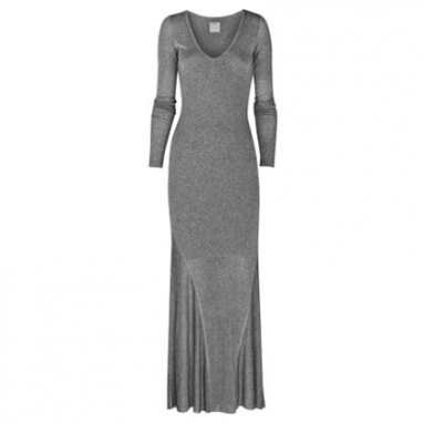 Jersey V-Neck Maxi Dress