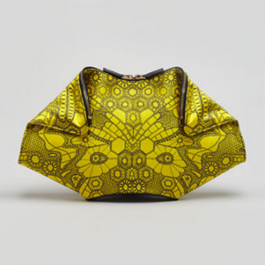 Butterfly Print Clutch