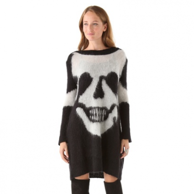 Skull Sweater Dress