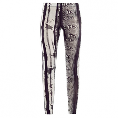 Black & White Print Leggings