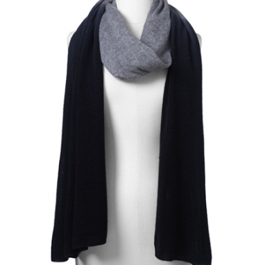 ‘Airy’ Dip Dye Cashmere Wrap