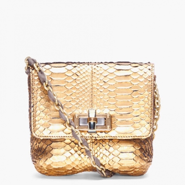 Gold Python Skin Bag