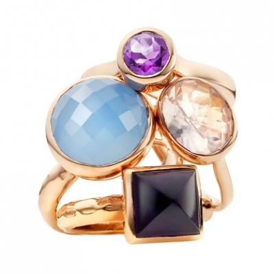 Stacked Precious Stone Rings by Monica Vinader | LadyLUX - Online Luxury Lifestyle, Technology and Fashion Magazine