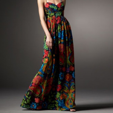 Crisscross-Back Maxi Dress