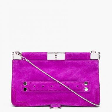 Suede Evening Bag