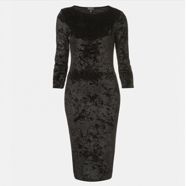 Crushed Velvet Dress
