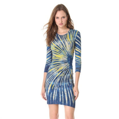 Tie Dye Sheath Dress