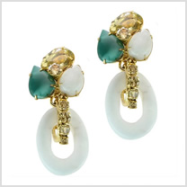 White Jade Earrings | LadyLUX - Online Luxury Lifestyle, Technology and Fashion Magazine