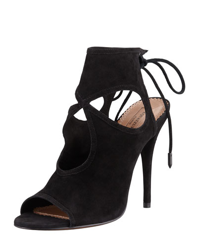 Sexy Thing Cutout Suede Sandal - Aquazzura | LadyLUX - Online Luxury Lifestyle, Technology and Fashion Magazine