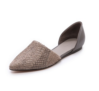 Scale Textured Flats | LadyLUX - Online Luxury Lifestyle, Technology and Fashion Magazine