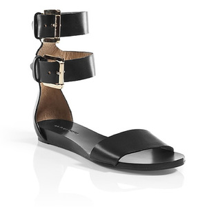 Black Double Buckle Flats | LadyLUX - Online Luxury Lifestyle, Technology and Fashion Magazine